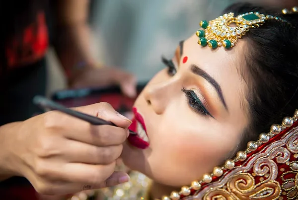 Wedding and Reception Makeup